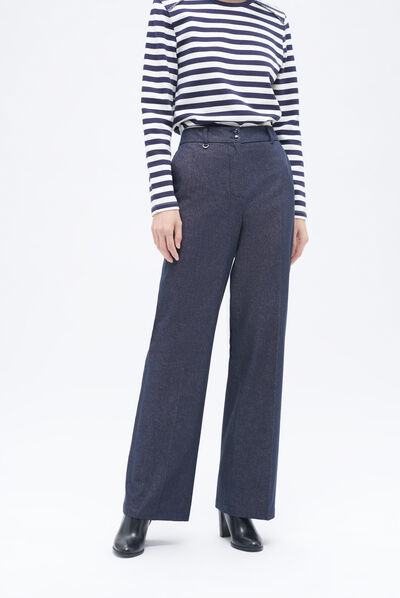 Pantalón pclark vaquero doble piedra mujer