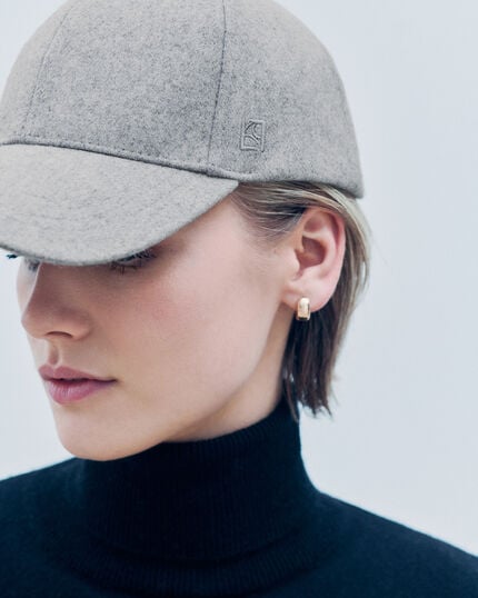 Casquette Boston gris clair femme