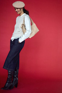 Pantalon pepper denim brut femme