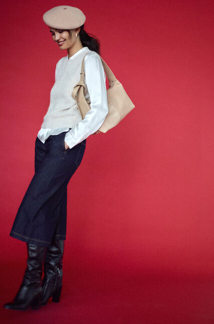 Pantalon pepper denim brut femme