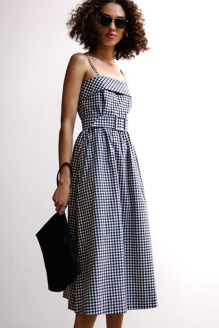 Robe Rlydia bleu marine femme