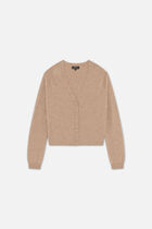 Mtheodore cardigan light brown woman