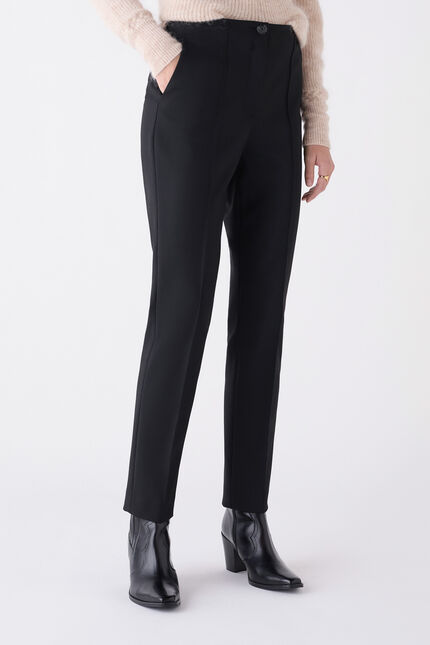 Pantalon pianiste noir femme