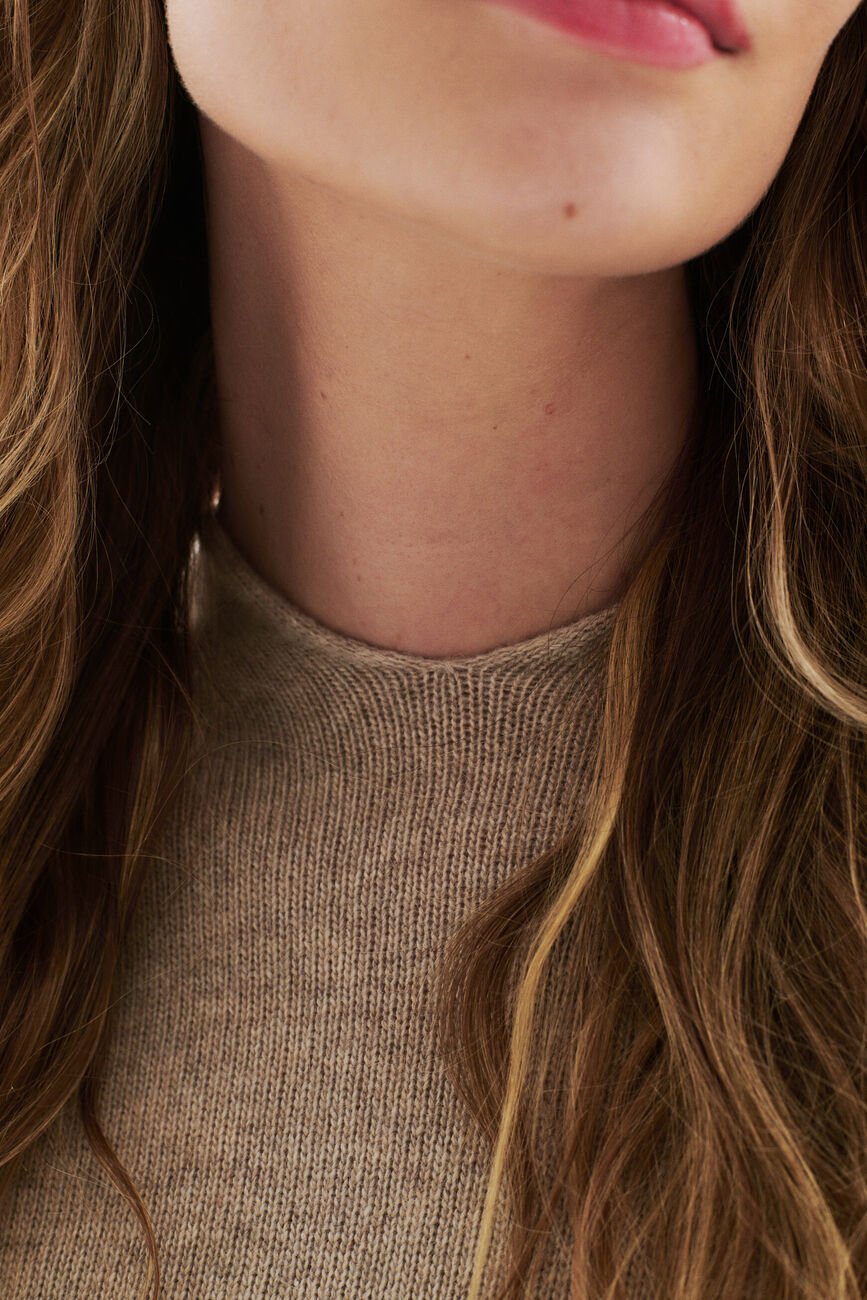 Mlorenzo sweater light grey woman