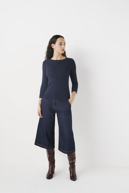 Pull mjulietta bleu marine femme