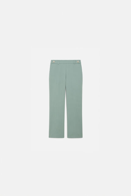 Pantalon phileas vert clair femme