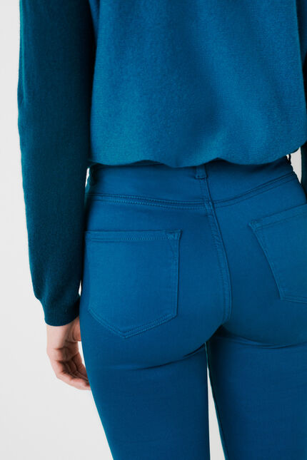 pantalon tony bleu canard femme