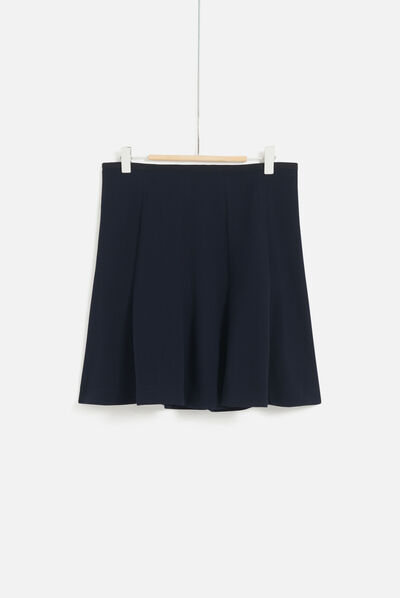 Jupe jannie bleu marine femme