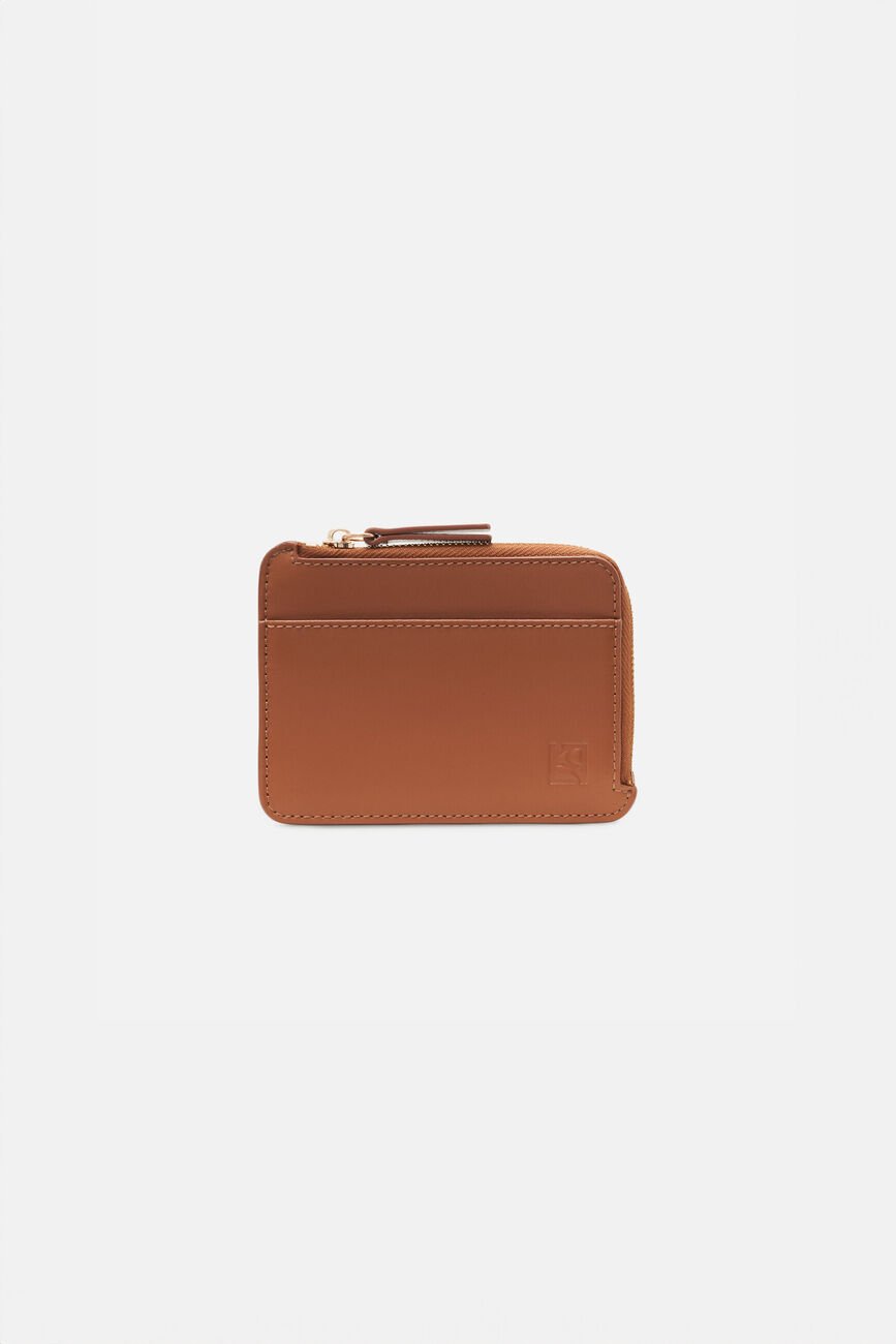 Pequeña marroquinería Stanley camel mujer