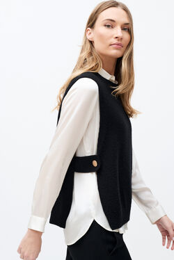 poncho hevy preto mulher