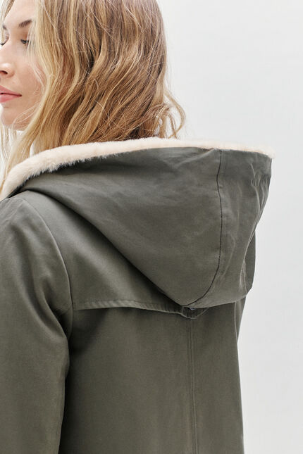 parka electra vert kaki femme