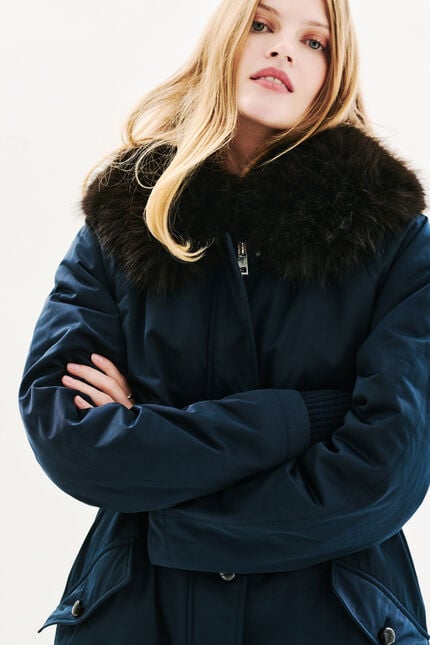 Gtoundrina parka navy blue woman