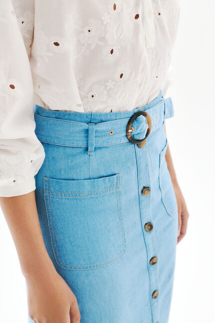 Rok Jemy denim stone vrouw
