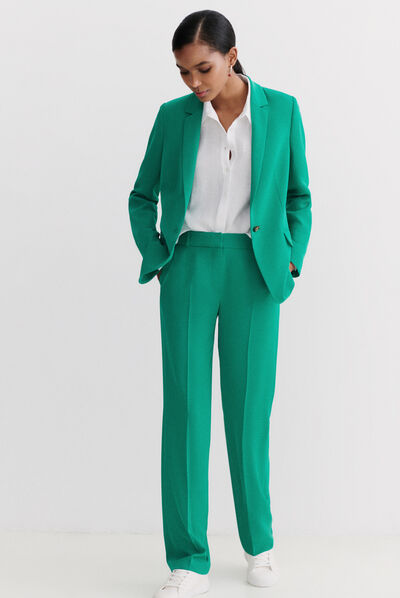 blazer antea b vert emeraude femme