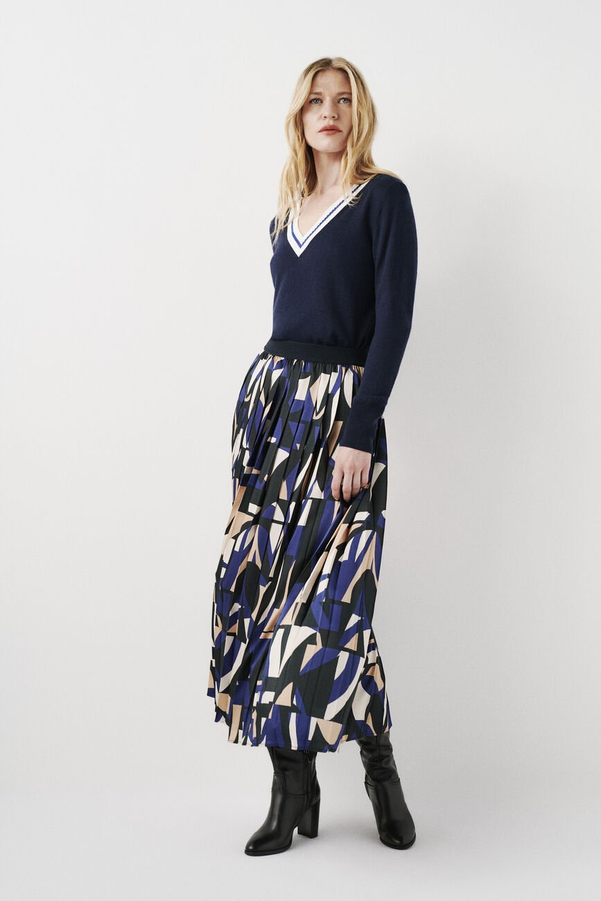 Jupe joe4 bleu marine femme