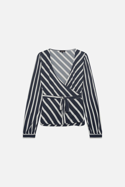 Blouse Cameron bleu marine femme