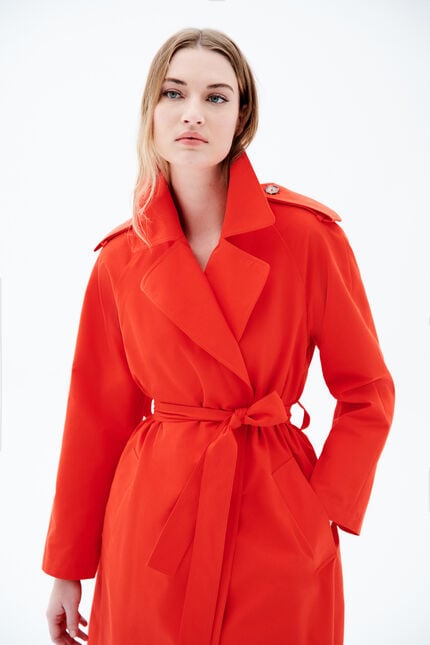 Trench gtramontane rouge femme