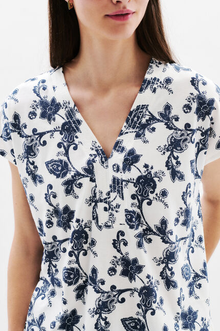 T-shirt Tikat naturfarben damen