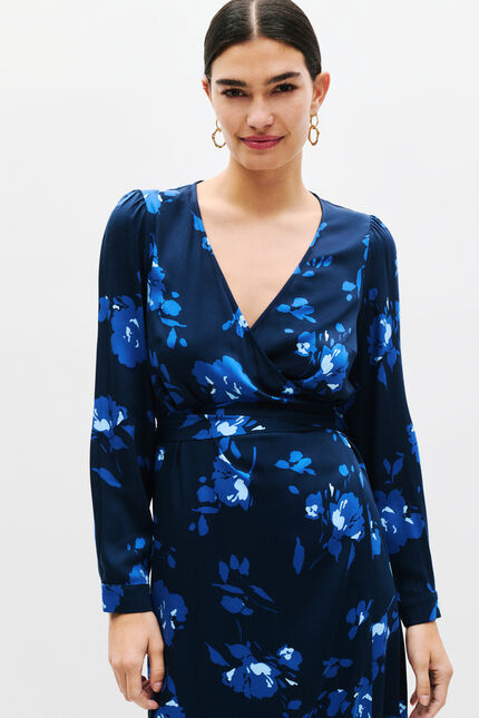 Robe Rlena bleu marine femme