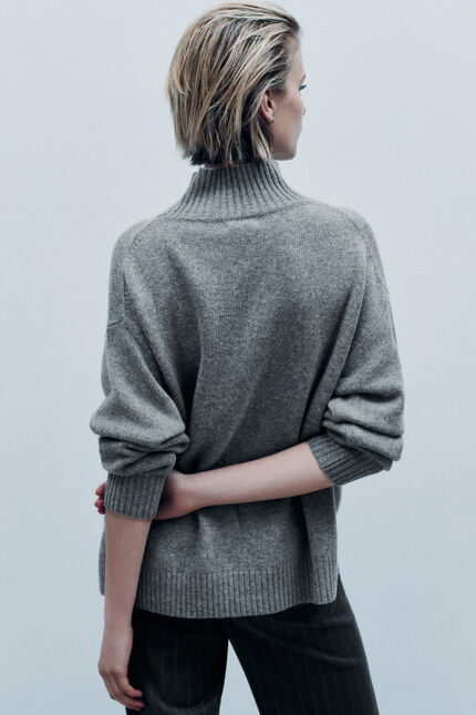 Pull Mgaspard made in Italy gris femme
