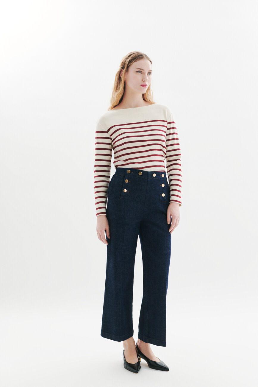 Pantaloni Paolinodenim denim brut donna