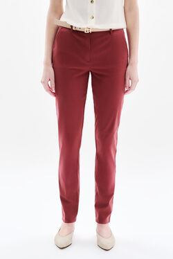 pantalon adelmo bordeaux femme