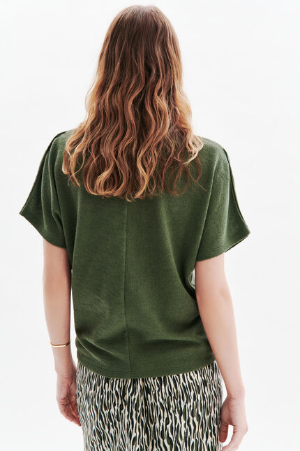 T-shirt Tmiguel vert kaki femme