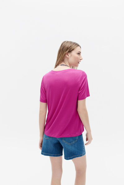 Tshirt tini violet femme