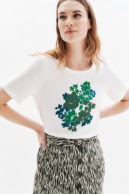 Camiseta Tdalia verde caqui mujer