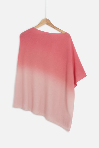 poncho baltidye rose femme