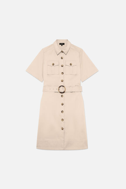 Robe Rsonia2 taupe femme