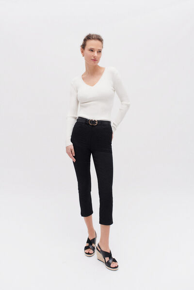 pull agatha ivoire femme