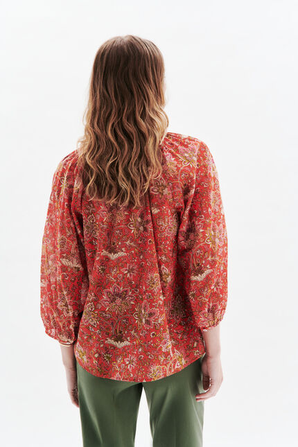 Caubie2 overhemd rood vrouw
