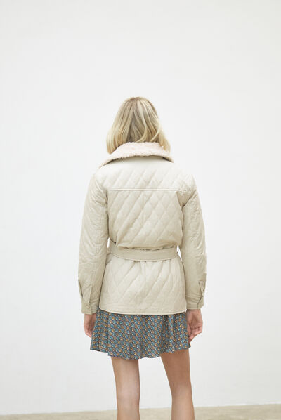 doudoune vancouver beige femme