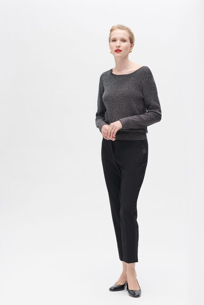 Pantalon pamphile noir femme