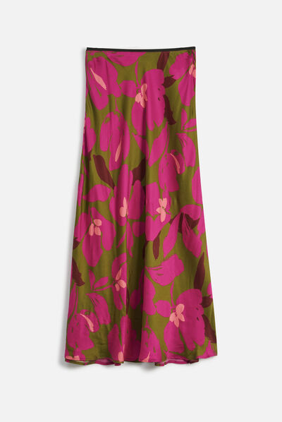 Jupe jvalentina1 vert olive femme