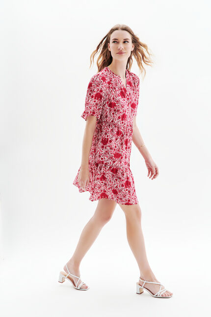 Robe Rpartyc ivoire femme