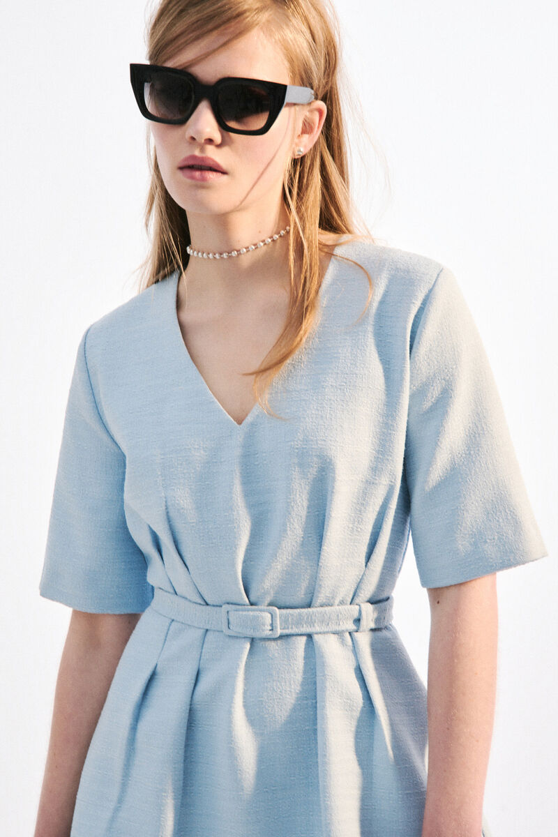 Robe Rosina bleu ciel femme
