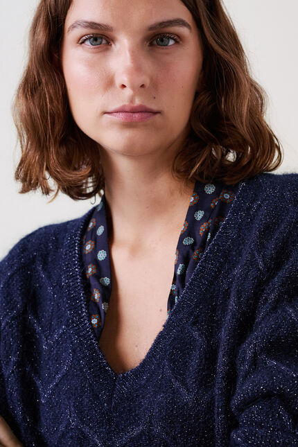 Maglione mstanley blu navy donna
