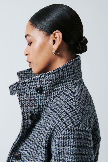 Manteau msomain gris femme