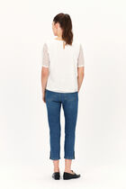 tboxy T-shirt ivory woman