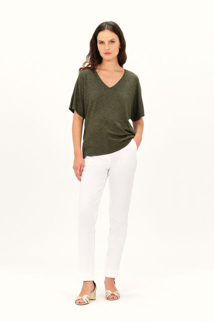 T-Shirt Tsophia khakigrün damen