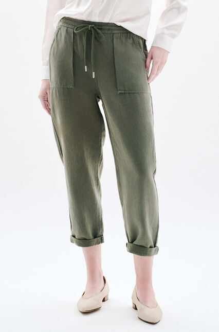 Pantalón ignace verde caqui mujer