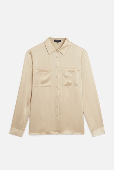 camicia jeanne b 100 seta sabbia donna Camicia jeanne b 100% seta sabbia donna