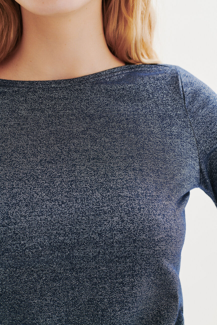 T-shirt Tjade bleu marine femme