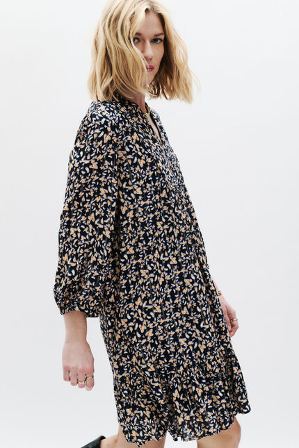 Robe Galilee bleu marine femme