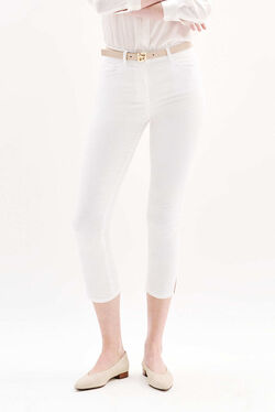 pantacourt mason blanc femme