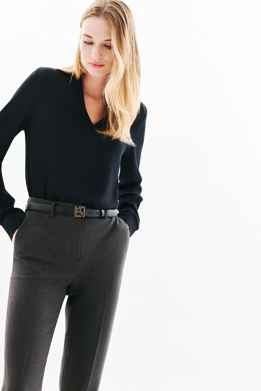 Cgala blouse black woman