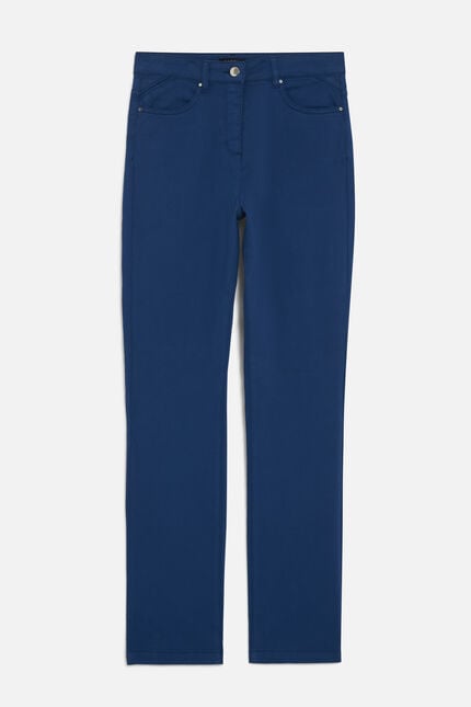 pantalon droit darling bleu marine femme