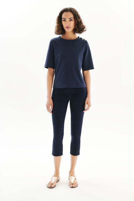 T-Shirt Tlucile marineblau damen